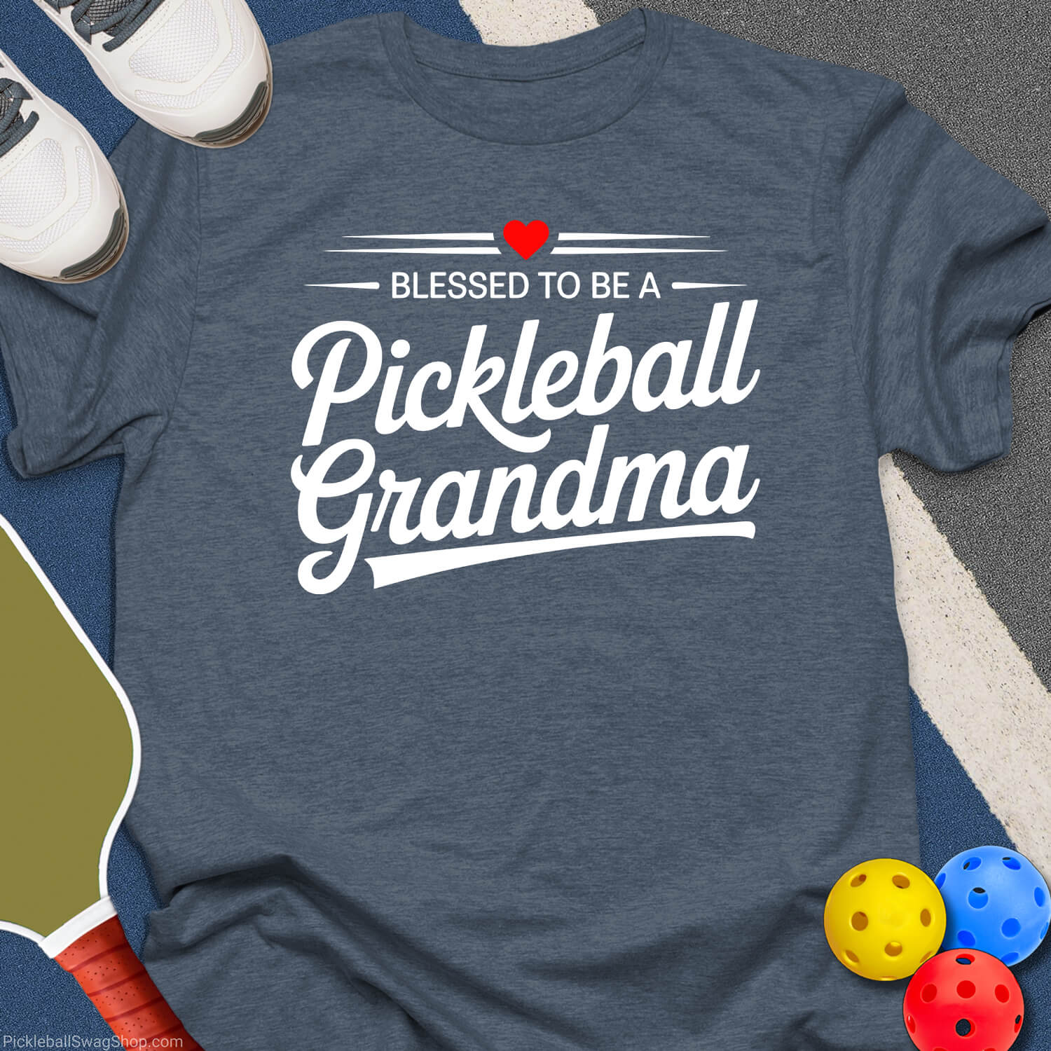 Blessed Pickleball Grandma T-Shirt