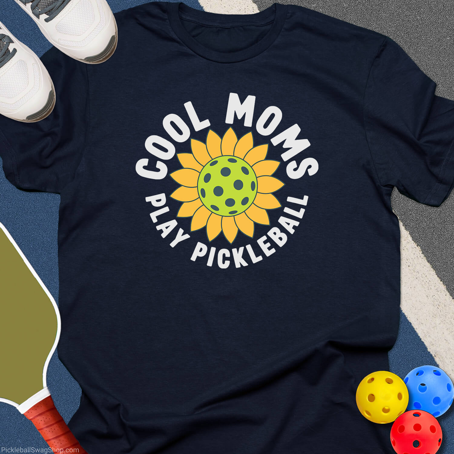 Cool Pickleball Mom T-Shirt