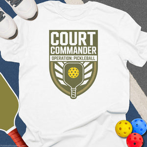 Court Commander Pickleball T-Shirt
