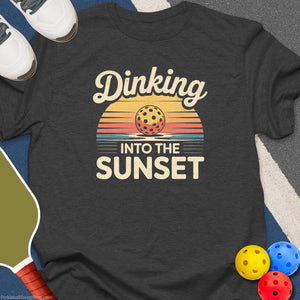 Sunset Dinker Pickleball T-Shirt