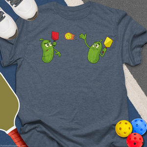 Pickles Playing Pickleball T-Shirt