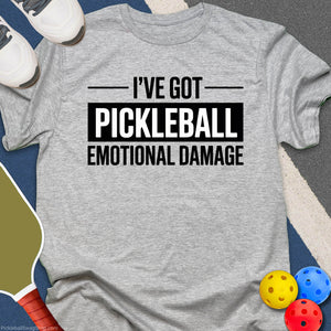 Pickleball Emotional Damage T-Shirt