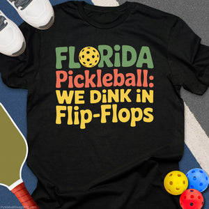 Florida Flip Flop Pickleball T-Shirt