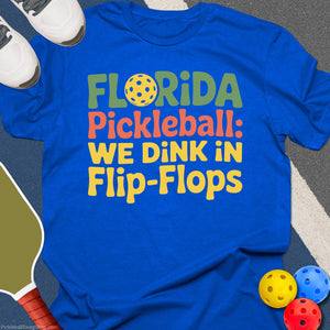 Florida Flip Flop Pickleball T-Shirt