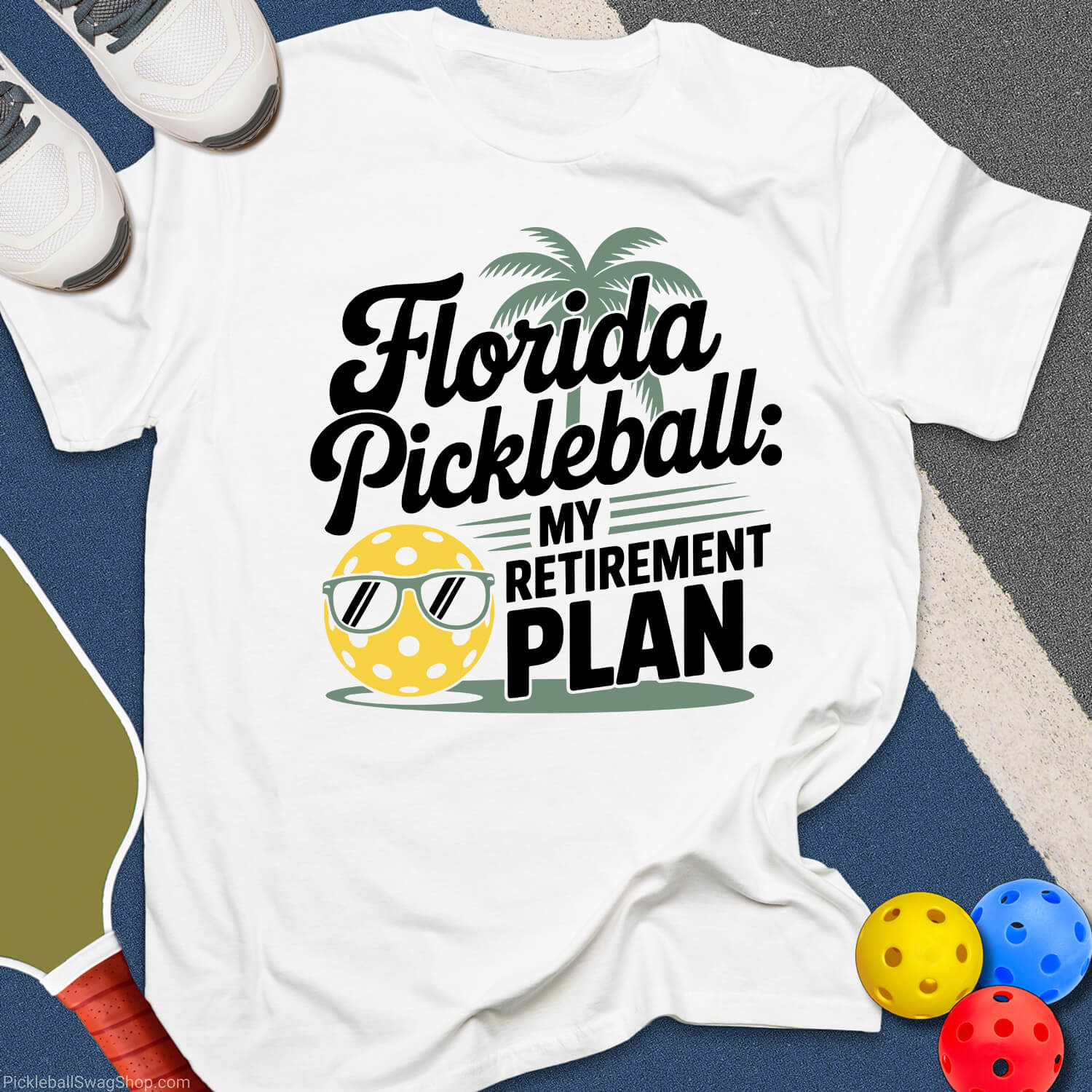 Florida Pickleball Retirement T-Shirt