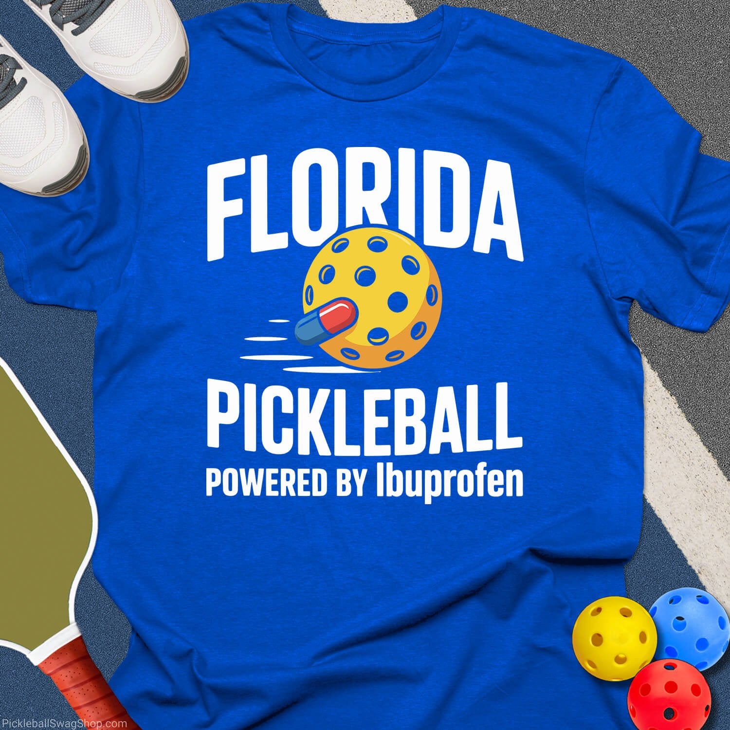 Florida Pickleball Ibuprofen T-Shirt