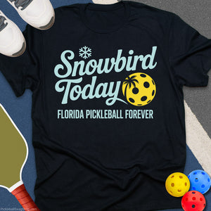 Florida Snowbird Pickleball T-Shirt