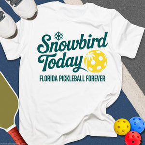 Florida Snowbird Pickleball T-Shirt