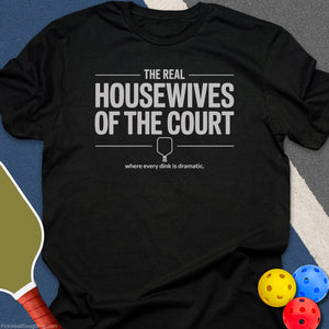 Real Housewives Court T-Shirt - Black