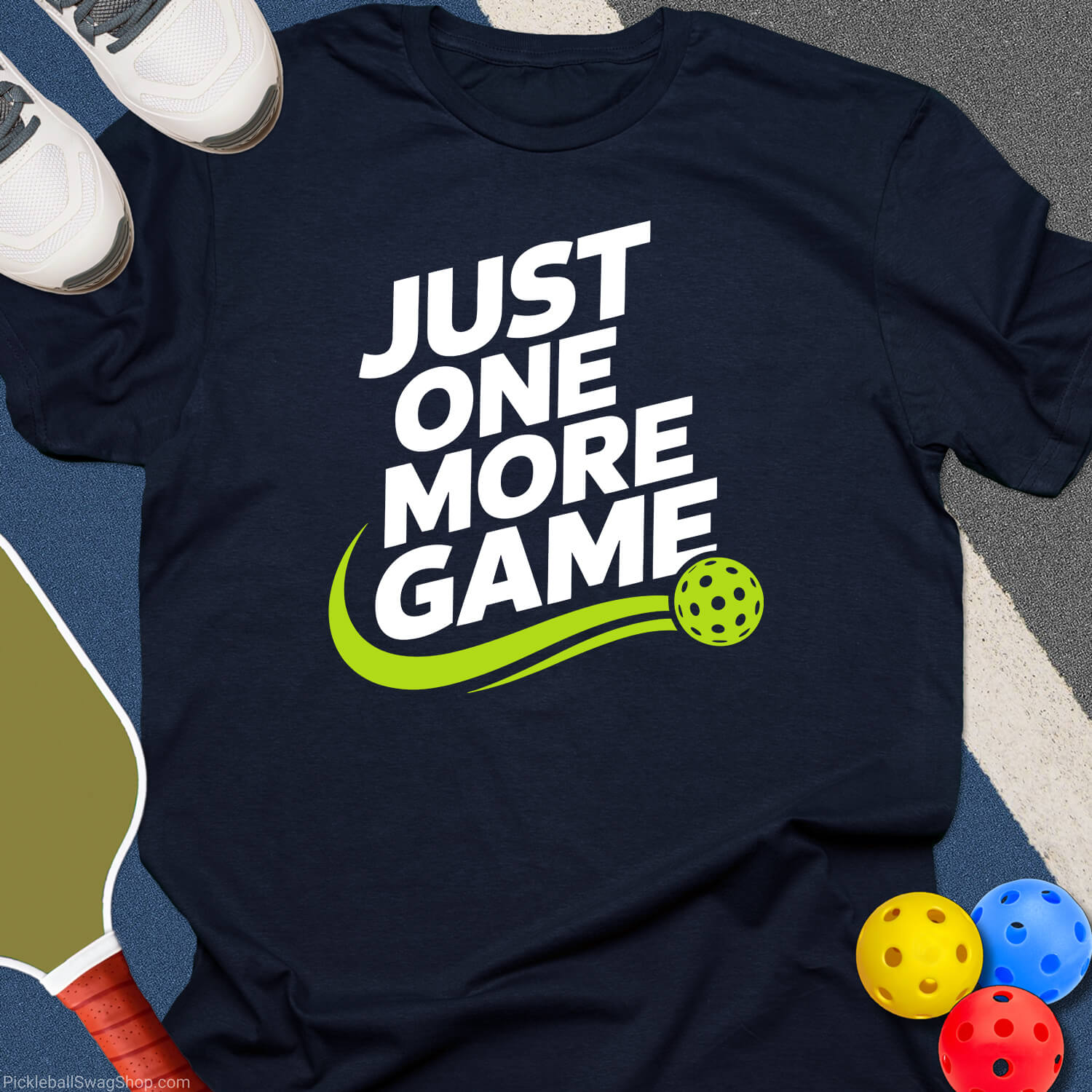 One More Game Pickleball T-Shirt