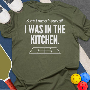 Kitchen Time Pickleball T-Shirt