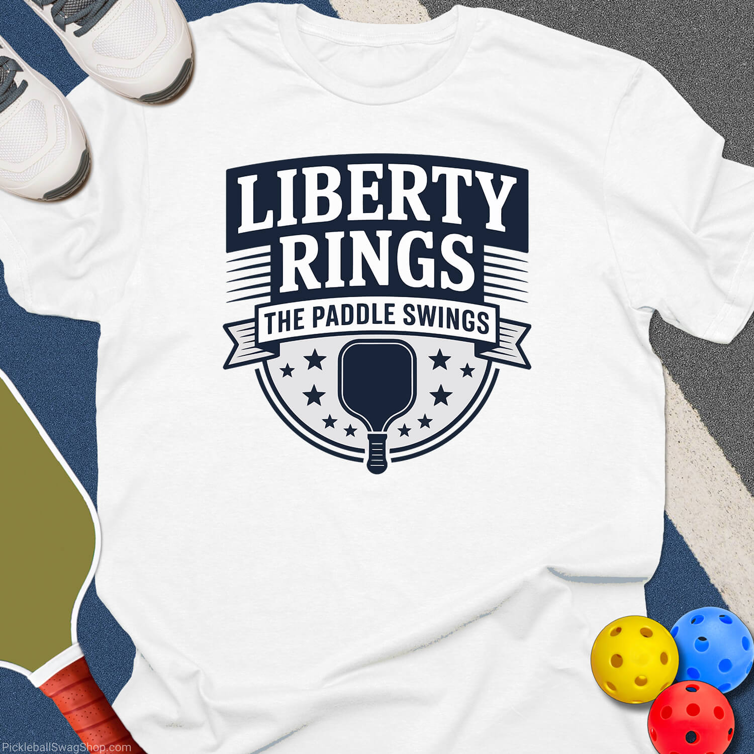 Liberty Rings Paddle Swings T-Shirt
