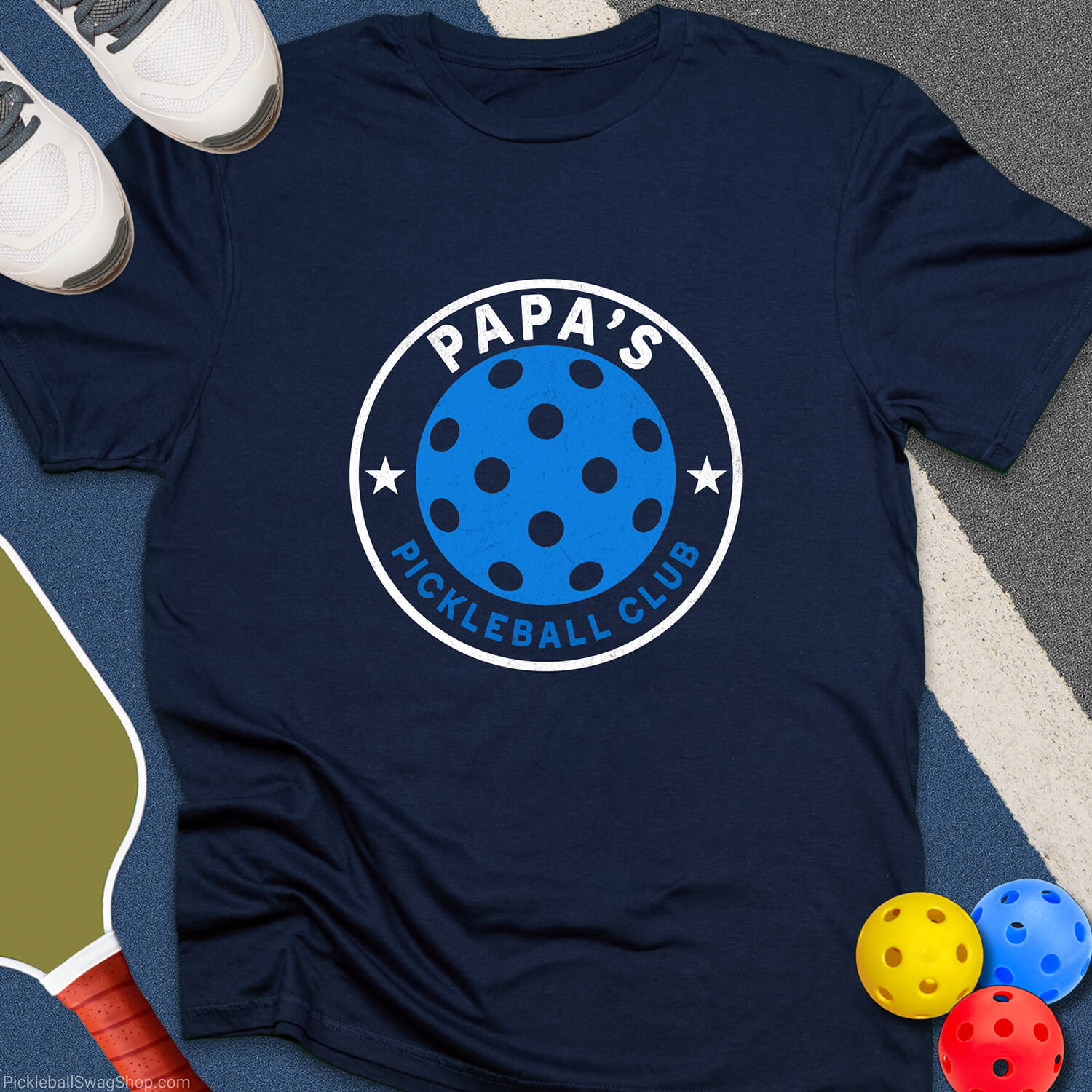Papa's Pickleball Club T-Shirt