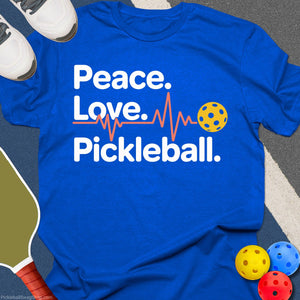 Peace Love Pickleball T-Shirt