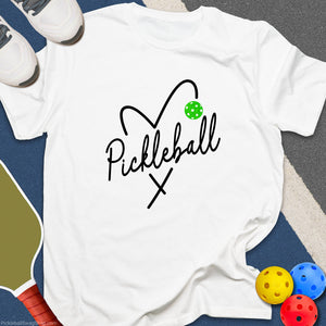 Heart Pickleball Ball T-Shirt