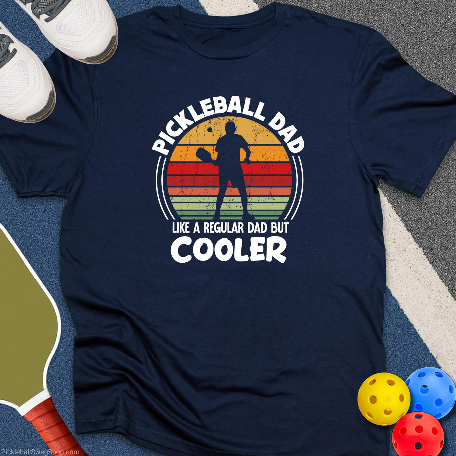 Pickleball Dad Cooler T-Shirt