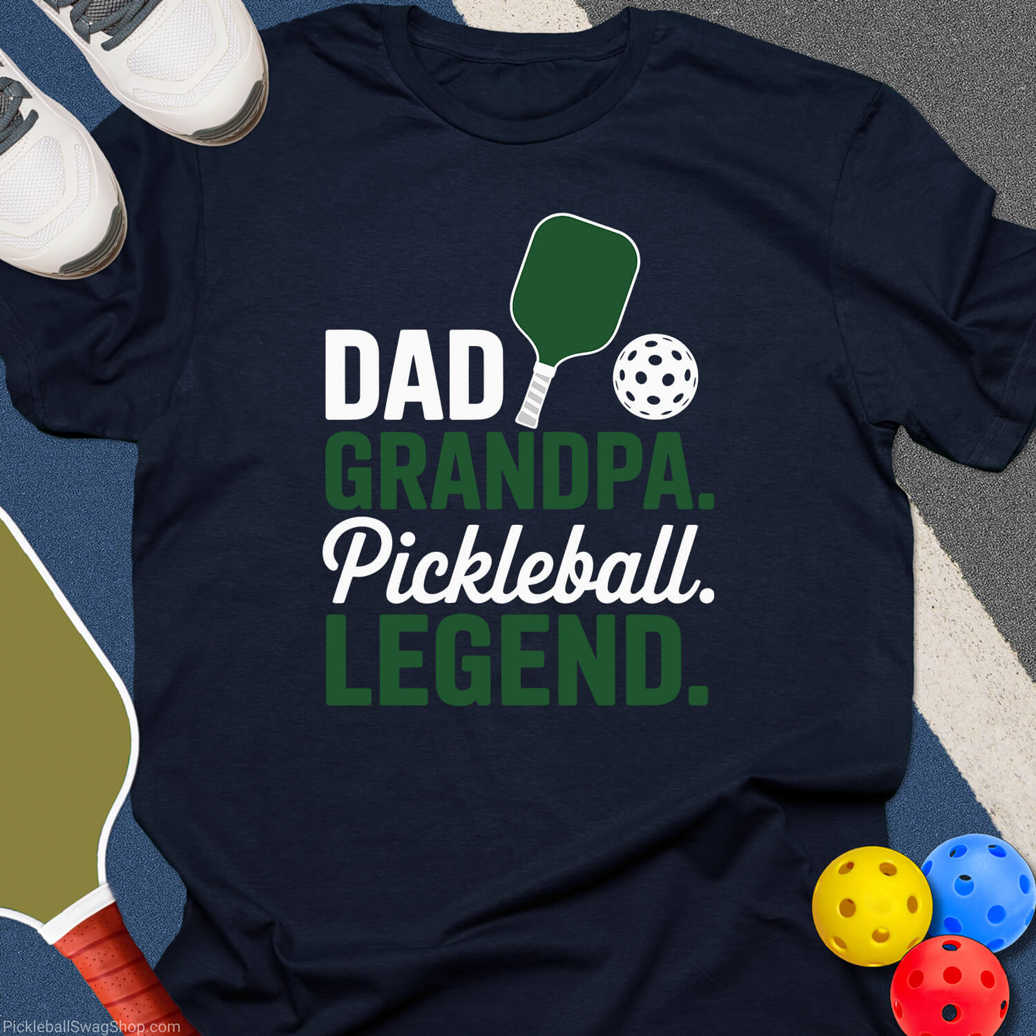 Pickleball Grandpa Legend T-Shirt