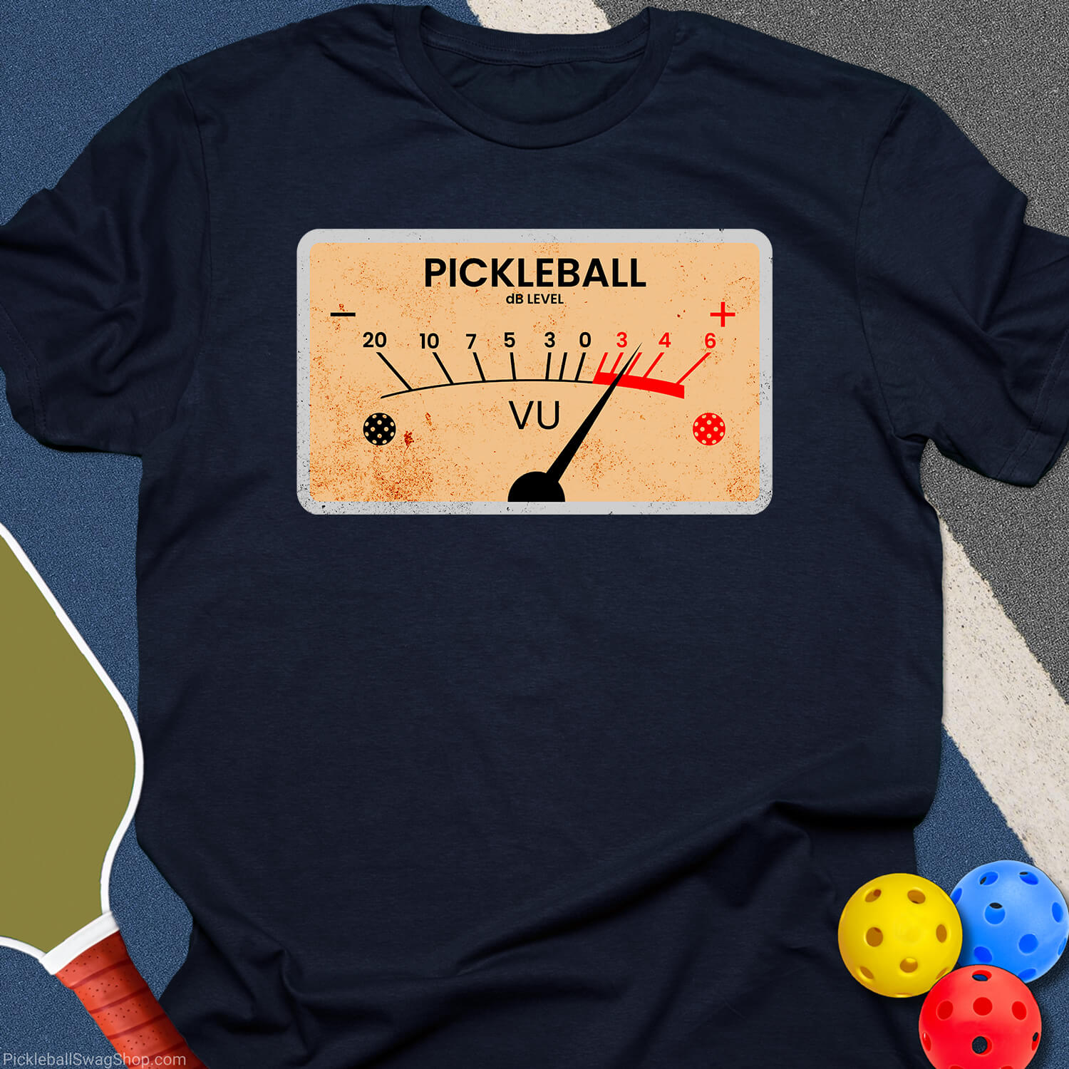 Pickleball Noise Meter T-Shirt