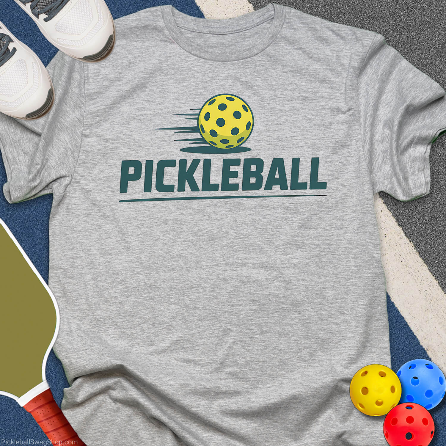 Classic Pickleball with Ball T-Shirt