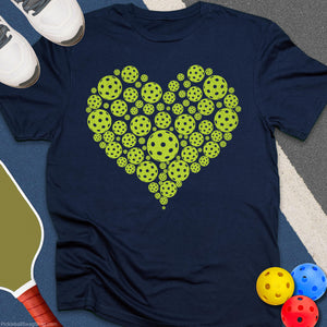 Heart of Pickleball Balls T-Shirt