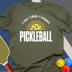 Rise Dink Conquer T-Shirt - Military Green