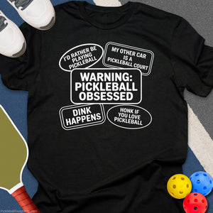 Pickleball Obsessed Daily T-Shirt