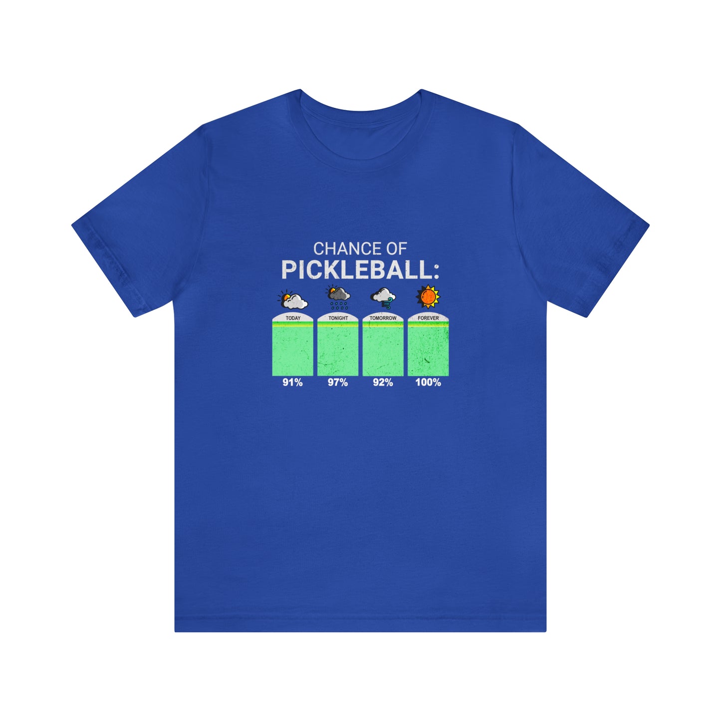Chance of Pickleball Cotton T-Shirt