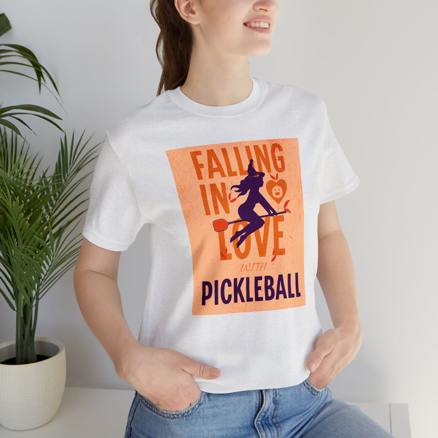 FALLing in Love with Pickleball - Halloween T-Shirt