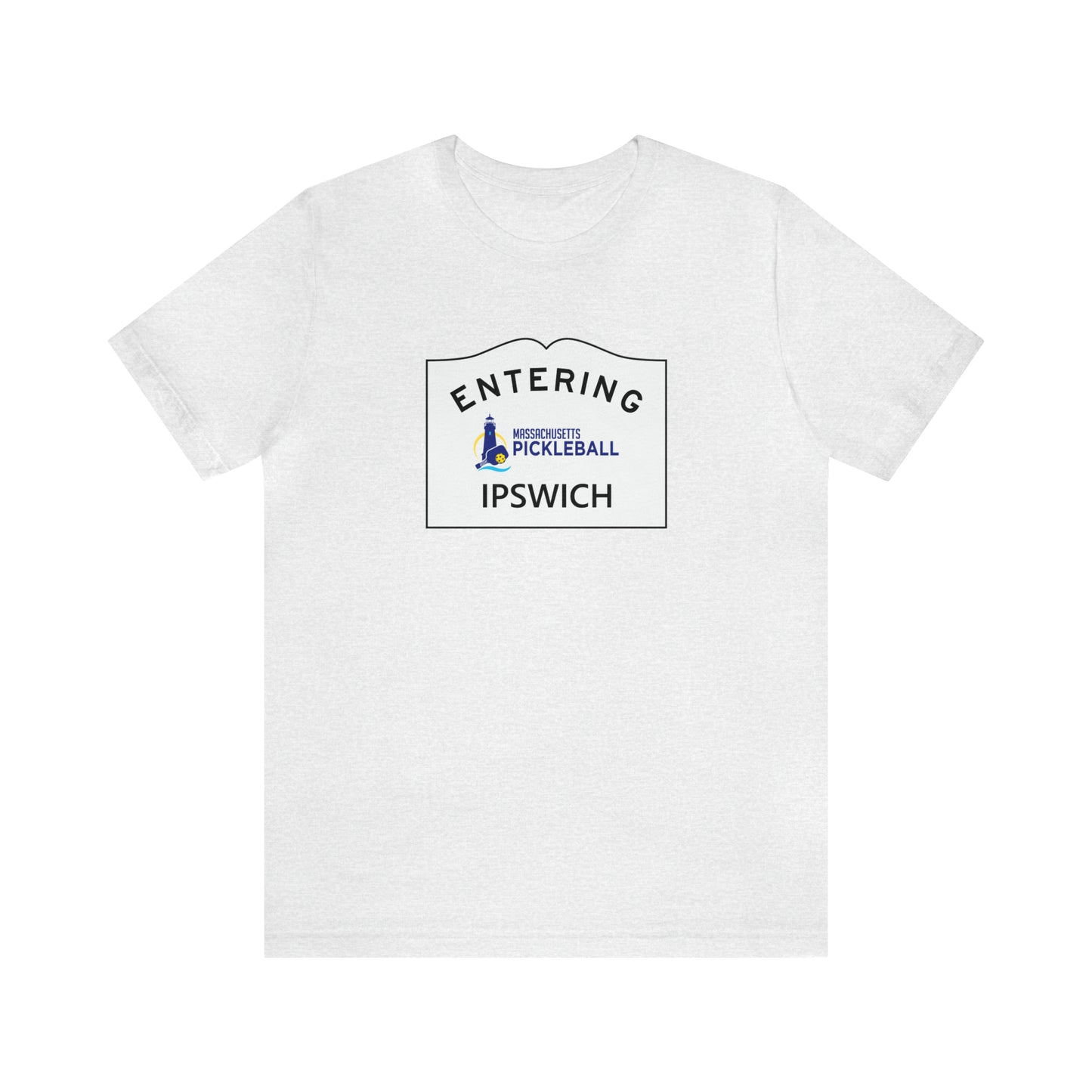 Ipswich, Mass Pickleball Short Sleeve T-Shirt