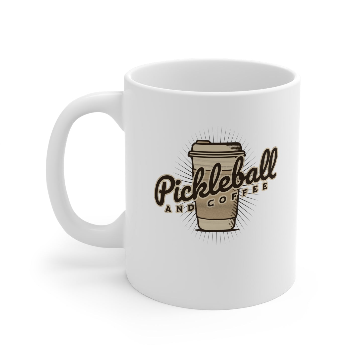 "Pickleball and Coffee" Mug for Pickleball Lovers
