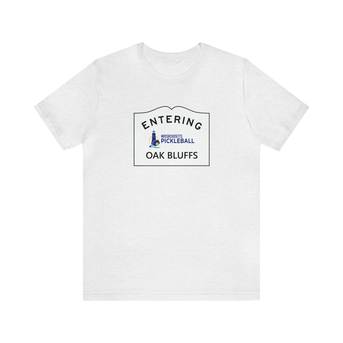 Oak Bluffs, Mass Pickleball Short Sleeve T-Shirt