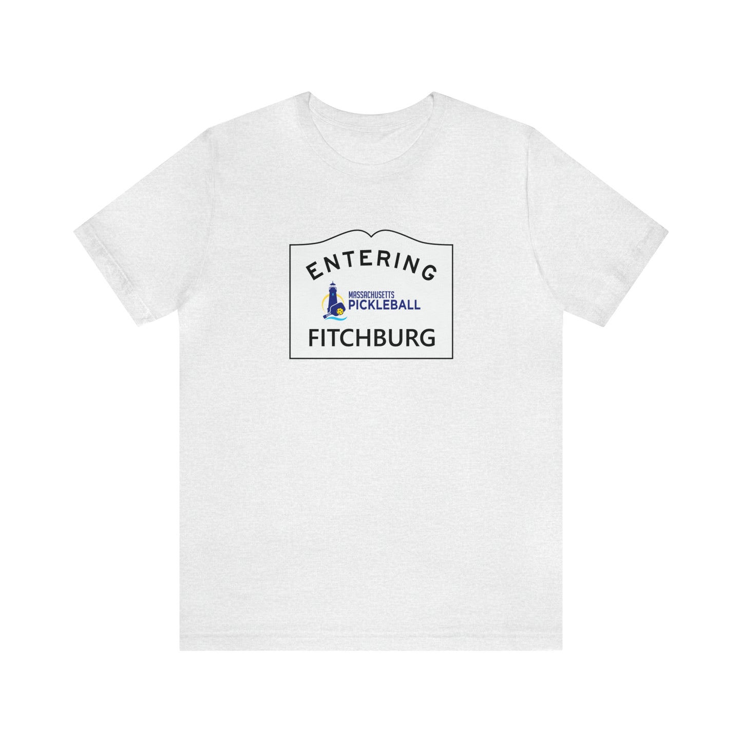 Fitchburg, Mass Pickleball Short Sleeve T-Shirt