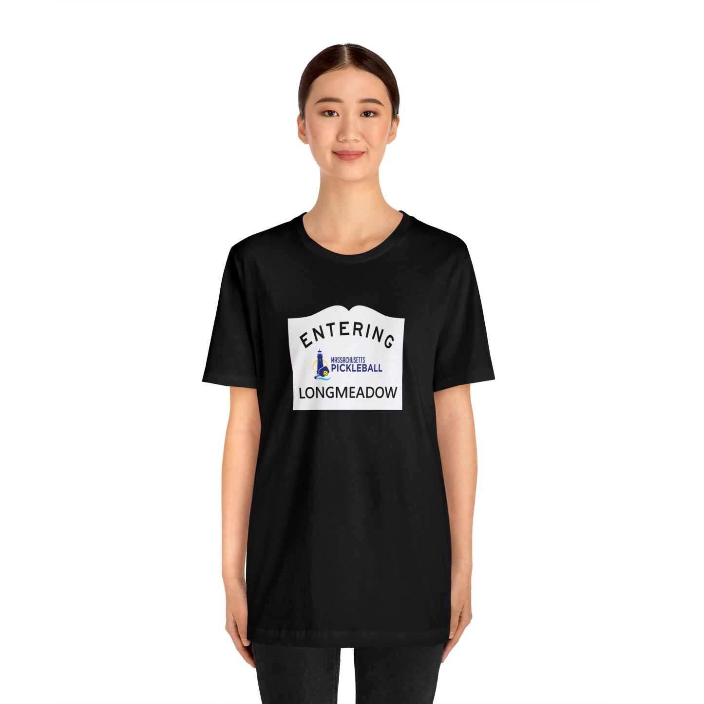 Longmeadow, Mass Pickleball Short Sleeve T-Shirt