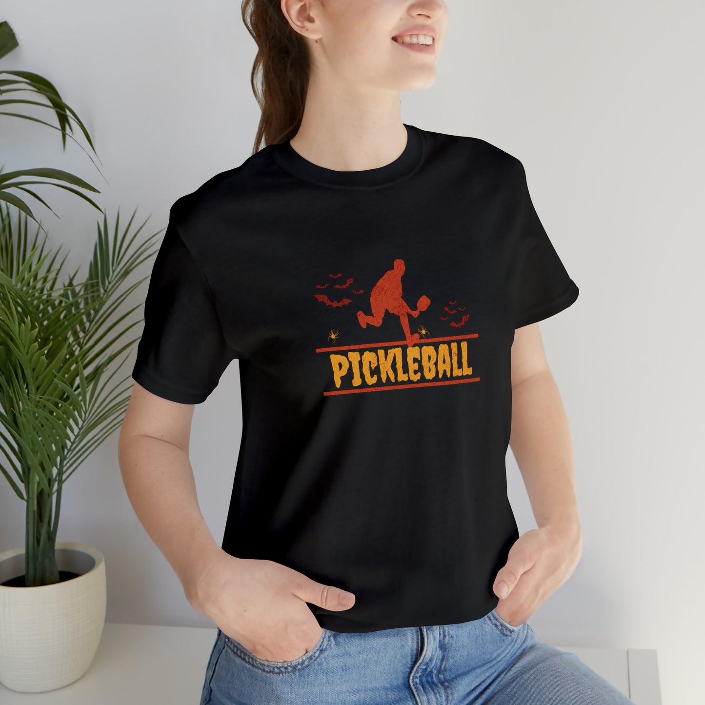 Pickleball Lover's Fall & Halloween T-Shirt