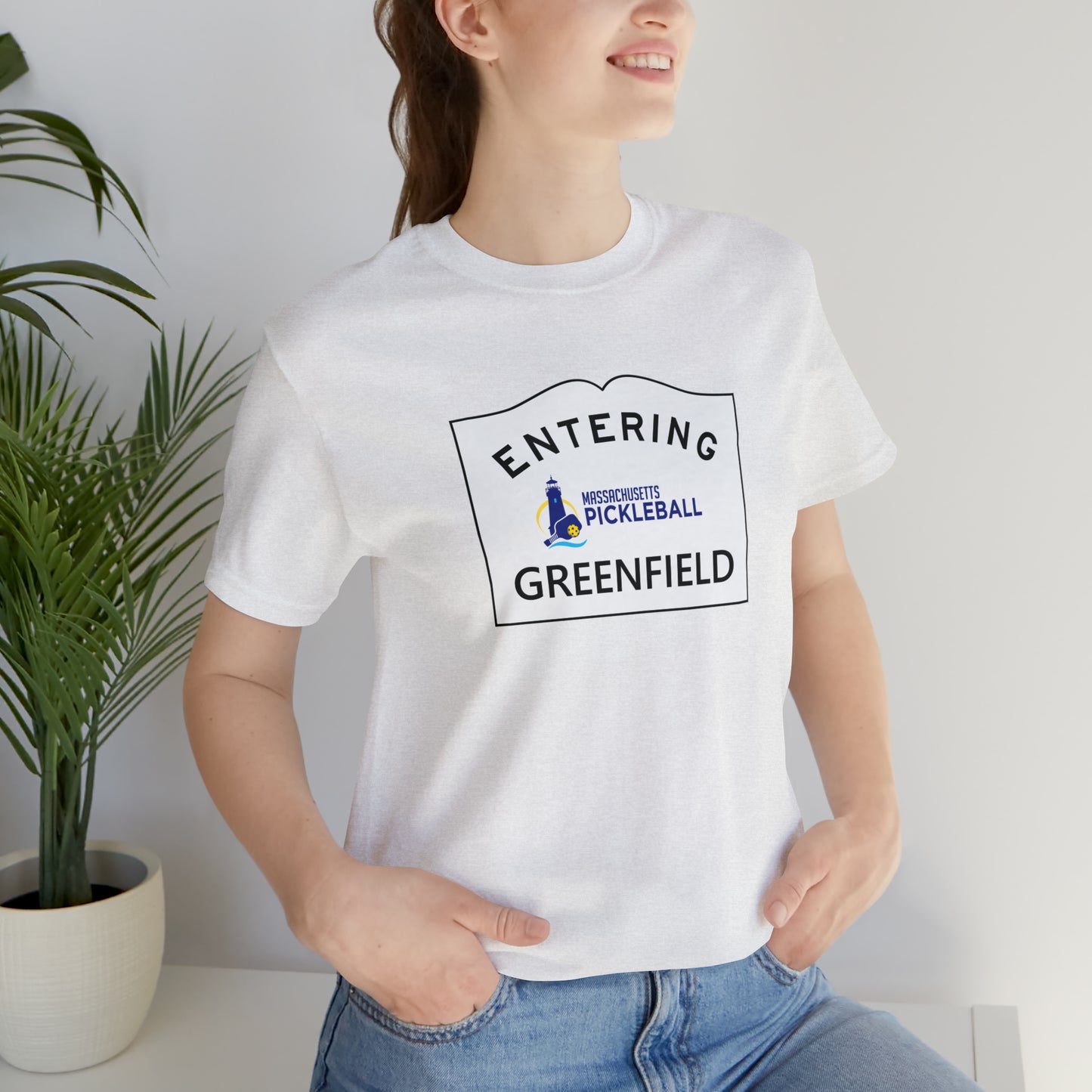 Greenfield, Mass Pickleball Short Sleeve T-Shirt