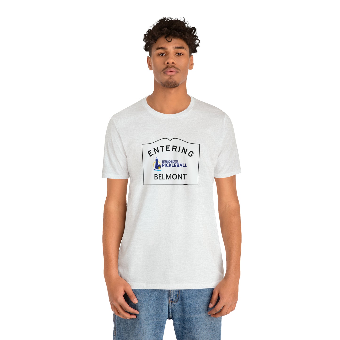 Belmont, Mass Pickleball Short Sleeve T-Shirt