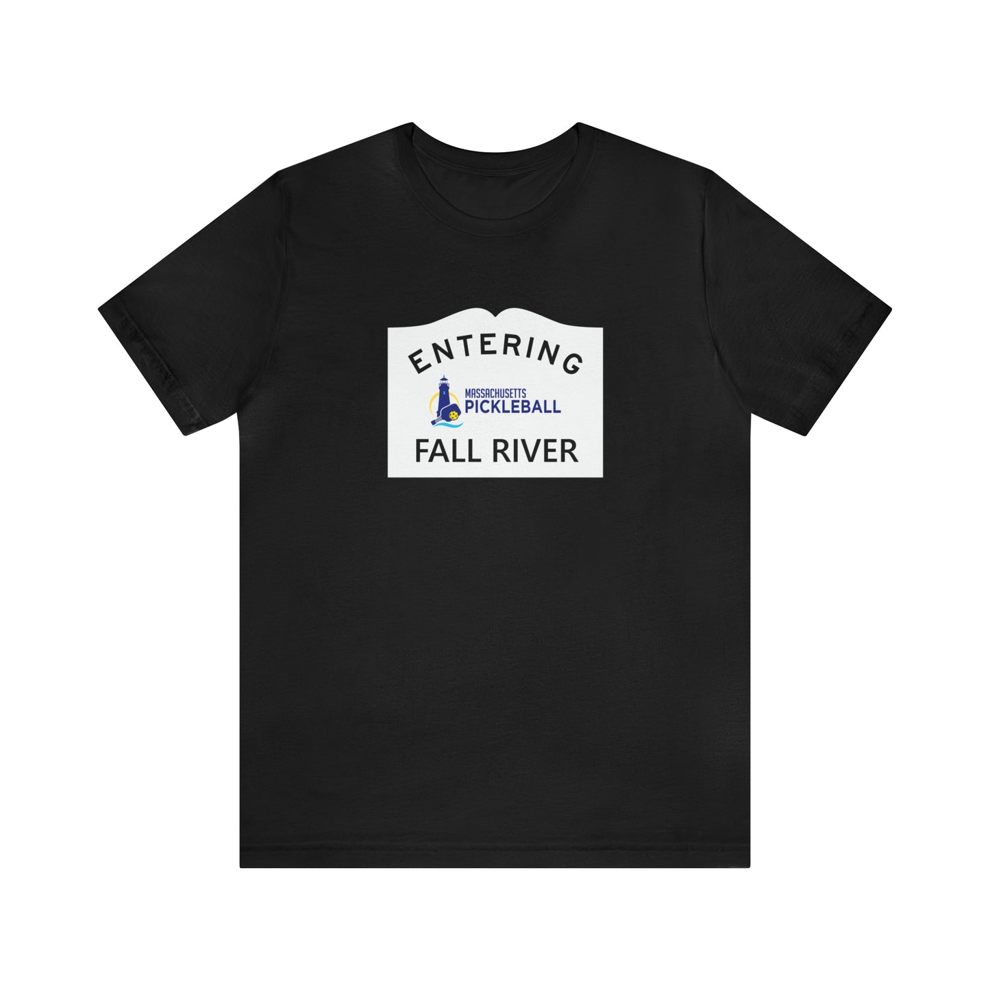 Fall River, Mass Pickleball Short Sleeve T-Shirt