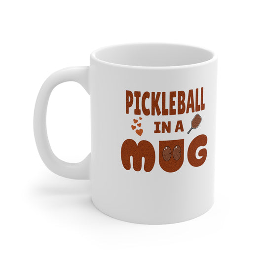 Custom 'Pickleball in a Mug' Coffee Cup