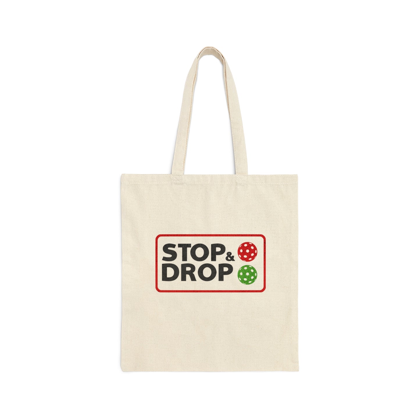 Stop and Drop Pickleball Tote Bag
