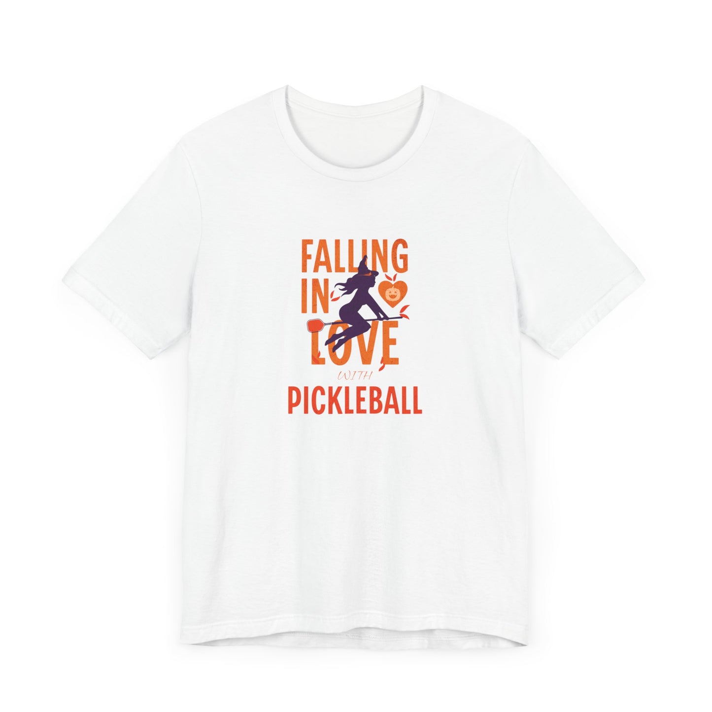 FALLing in Love with Pickleball - Halloween T-Shirt