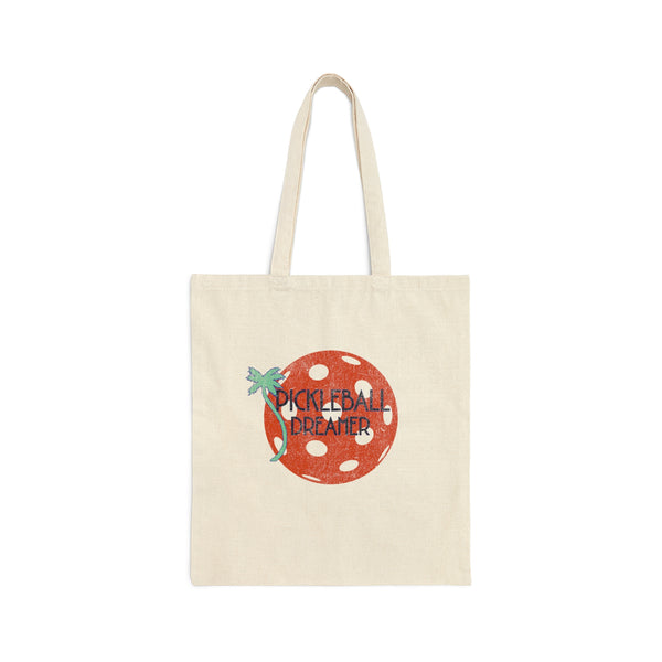 Pickleball Dreamer Canvas Tote Bag