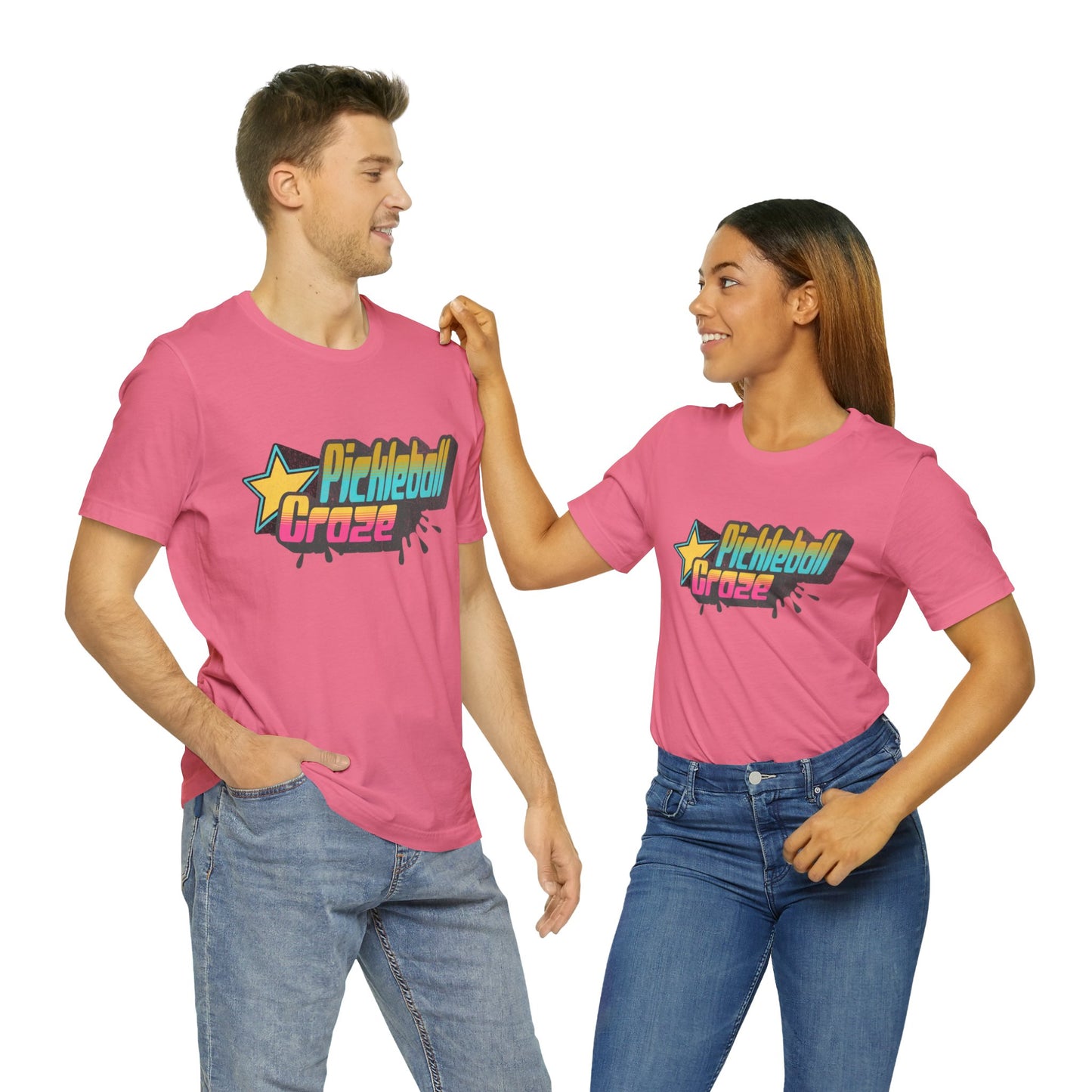 Pickleball Craze - Comfy Cotton Pickleball Pride Shirt