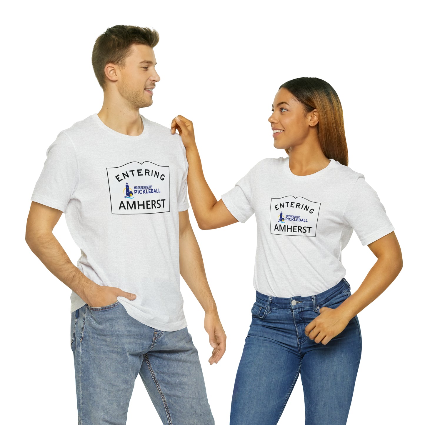 Amherst, Mass Pickleball Short Sleeve T-Shirt