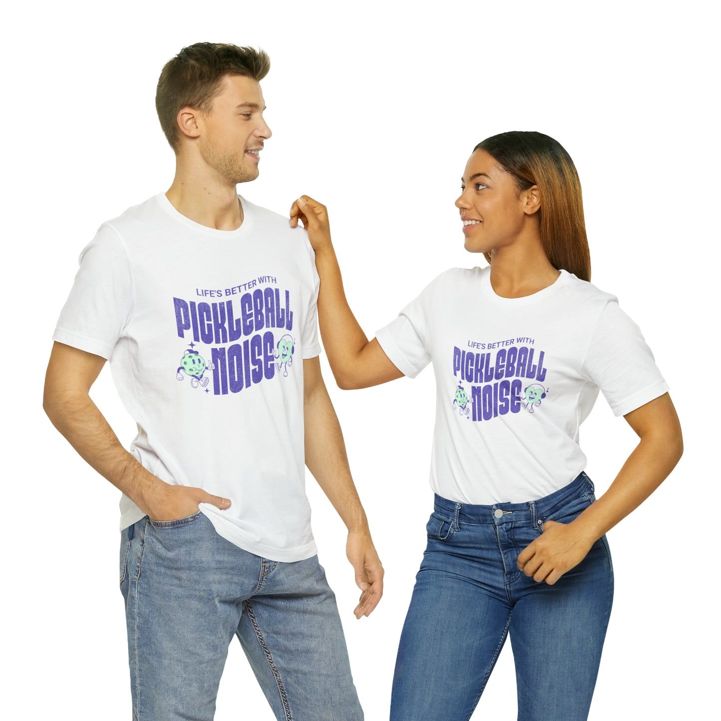 Life's Better With Pickleball Noise T-Shirt