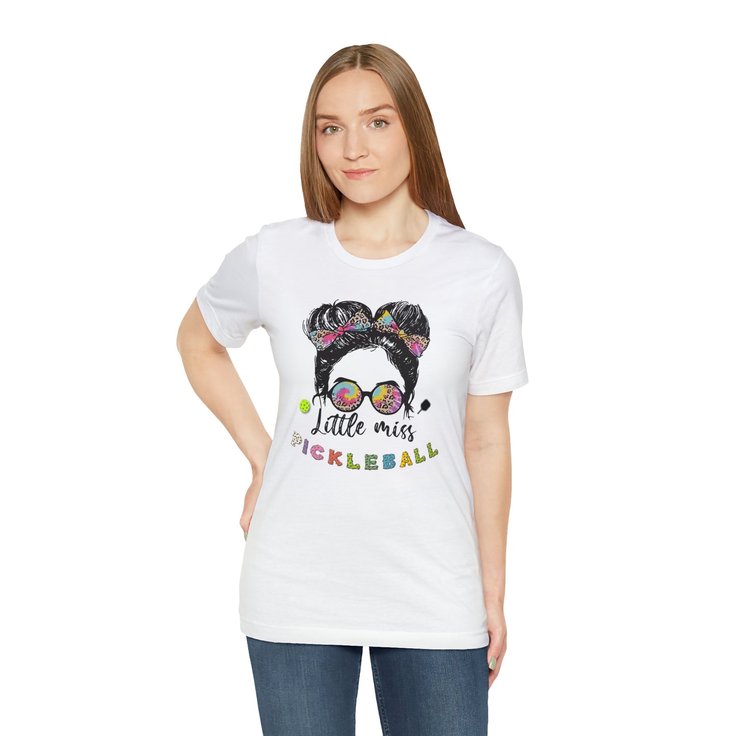 Little Miss Pickleball - Unisex Jersey Tee for the Pickleball Enthusiast