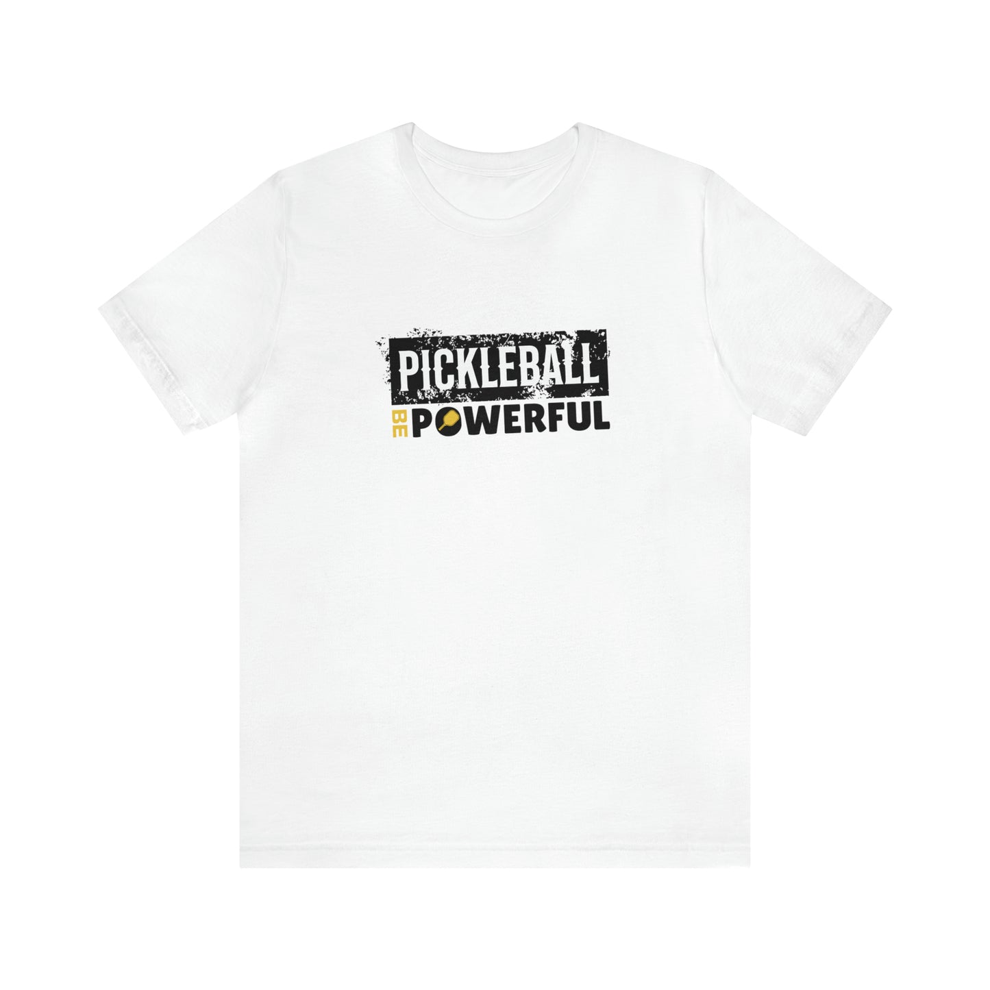 Powerful Pickleball Unisex Cotton T-Shirt