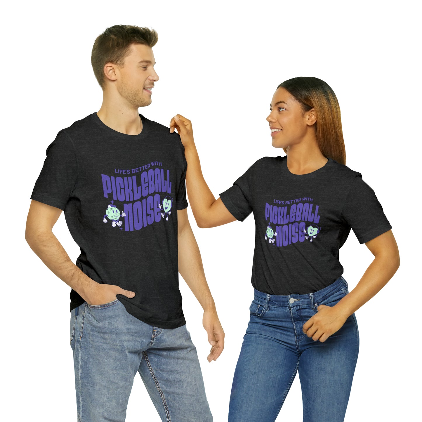 Life's Better With Pickleball Noise T-Shirt