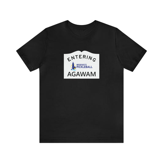 Agawam, Mass Pickleball Short Sleeve T-Shirt