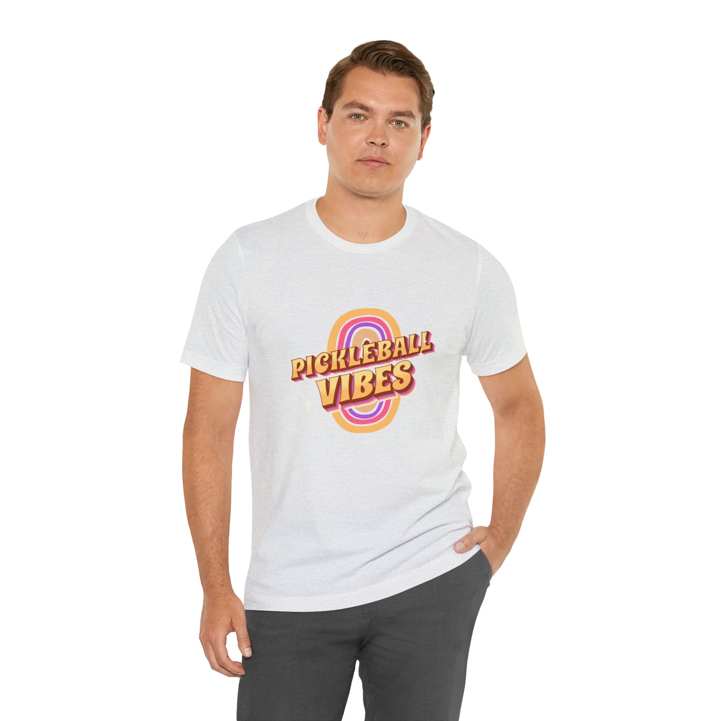 Pickleball Vibes Unisex Jersey Tee - Ultimate Comfort for Pickleball Enthusiasts