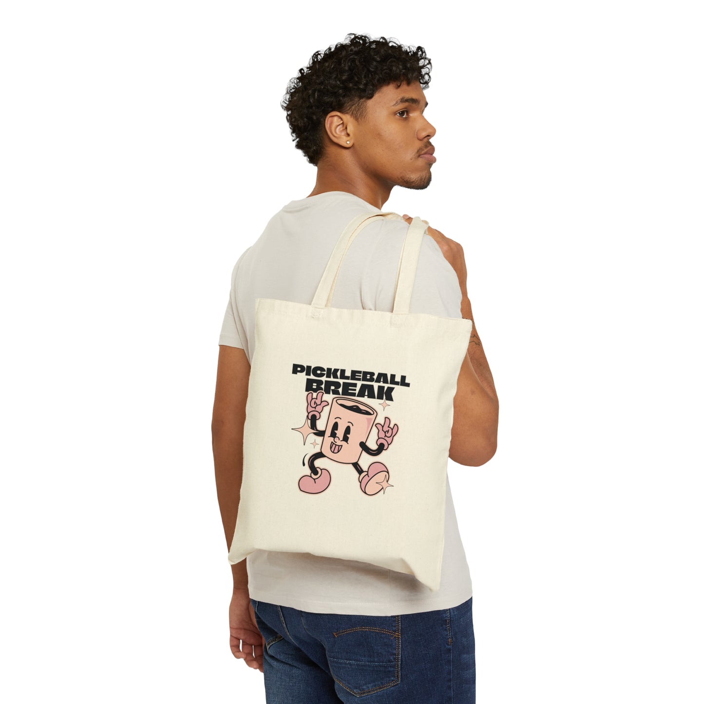 Pickleball Break - Cotton Tote Bag